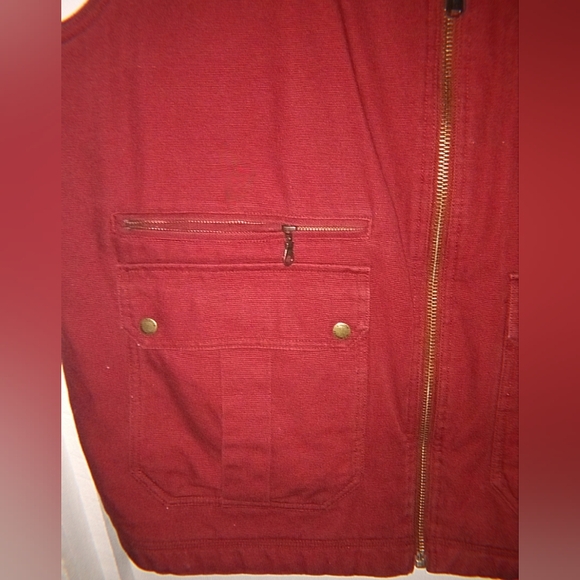 Men's Duluth Fleece Lined Firehose Vest - Picture 3 of 8